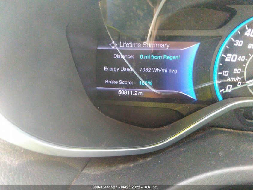 2013 FORD FOCUS ELECTRIC 1FADP3R4XDL133783