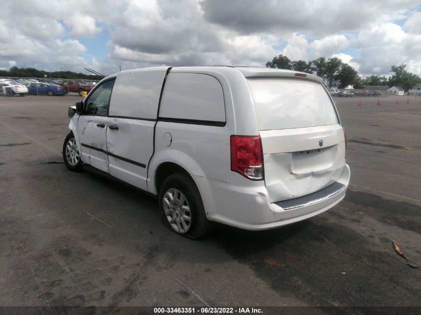 2014 RAM CARGO VAN TRADESMAN 2C4JRGAG3ER416412