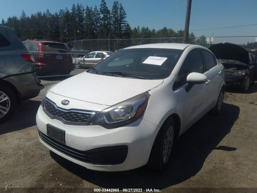 2013 KIA RIO EX KNADN4A3XD6184639