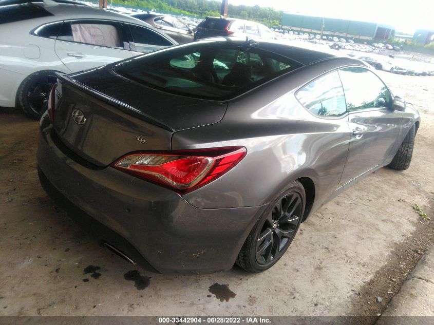 2013 HYUNDAI GENESIS COUPE 3.8 GRAND TOURING KMHHU6KJ5DU092913