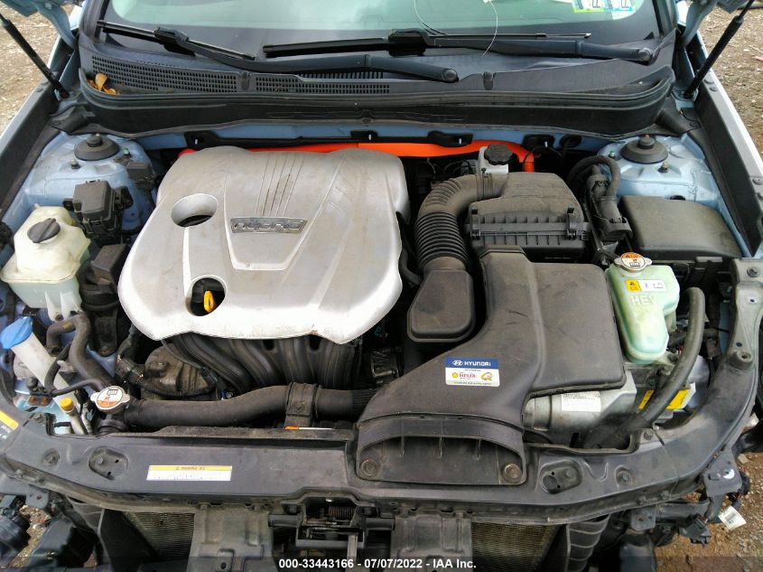 2013 HYUNDAI SONATA HYBRID KMHEC4A44DA087211