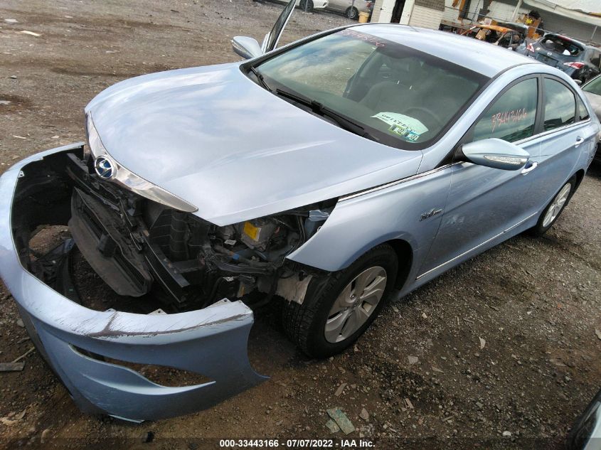 2013 HYUNDAI SONATA HYBRID KMHEC4A44DA087211