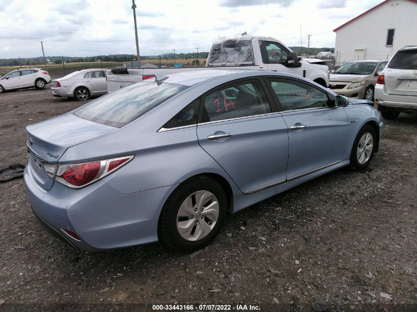2013 HYUNDAI SONATA HYBRID KMHEC4A44DA087211