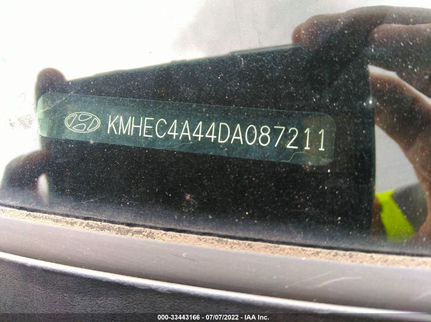2013 HYUNDAI SONATA HYBRID KMHEC4A44DA087211