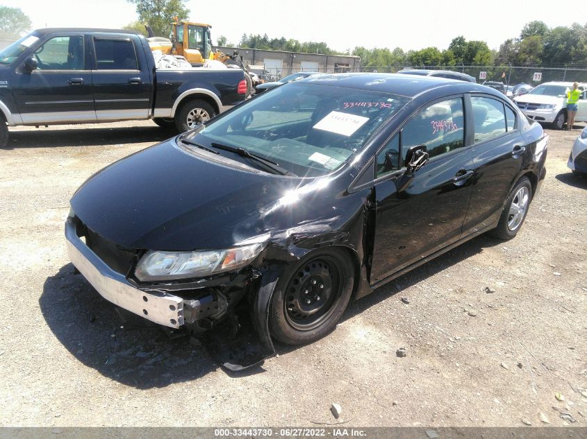 2013 HONDA CIVIC SDN LX 2HGFB2F53DH544935