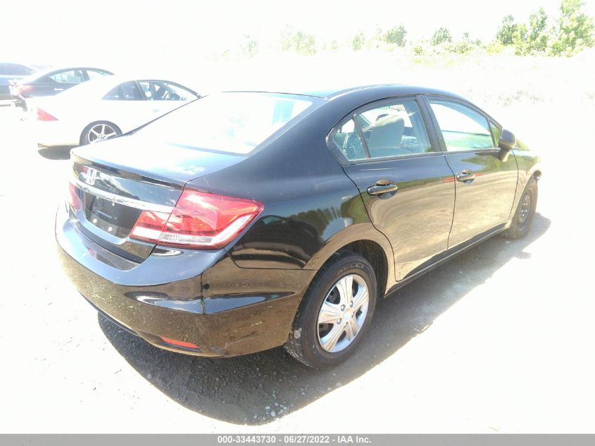 2013 HONDA CIVIC SDN LX 2HGFB2F53DH544935