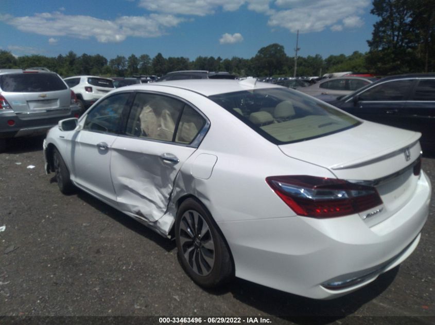 2017 HONDA ACCORD HYBRID EX-L JHMCR6F5XHC028387