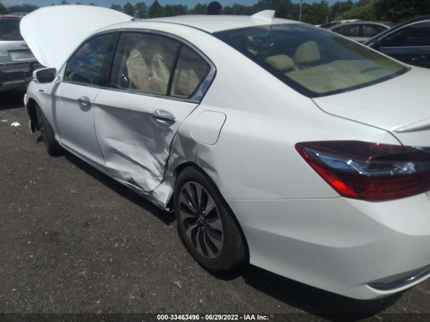 2017 HONDA ACCORD HYBRID EX-L JHMCR6F5XHC028387
