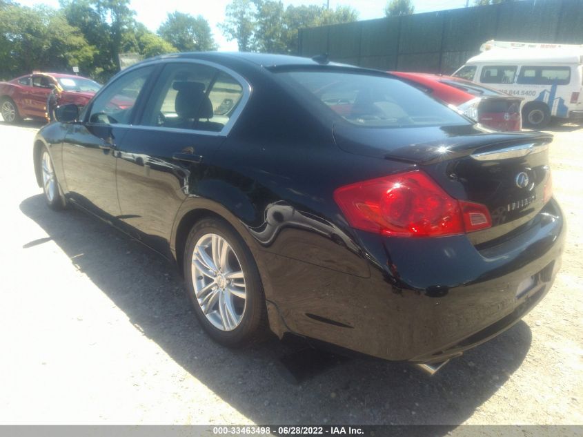 2013 INFINITI G37 SEDAN X JN1CV6AR7DM765397