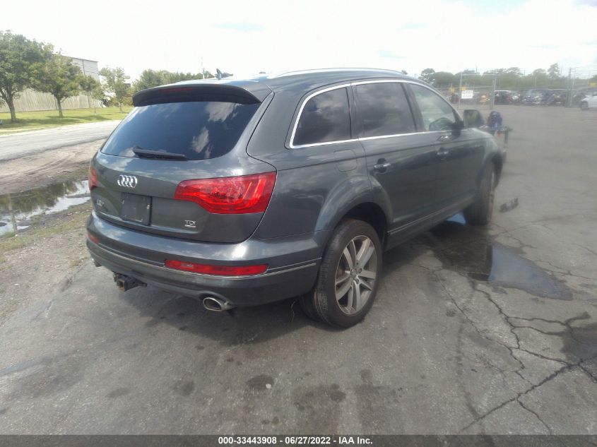 2014 AUDI Q7 3.0L TDI PREMIUM PLUS WA1LMAFE6ED013033