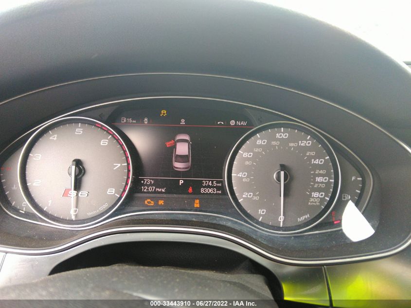 2014 AUDI S6 PRESTIGE WAUF2AFC4EN156156
