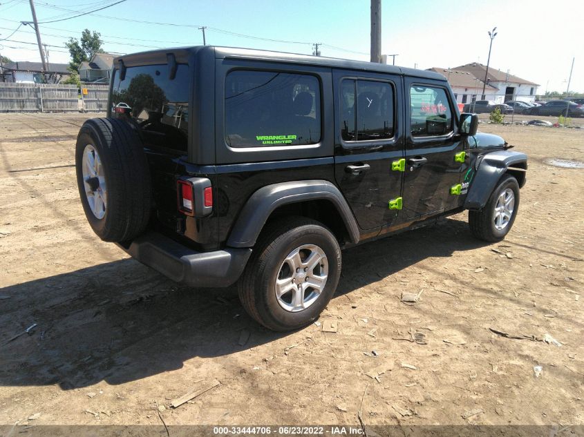 2018 JEEP WRANGLER UNLIMITED SPORT S 1C4HJXDN7JW145243