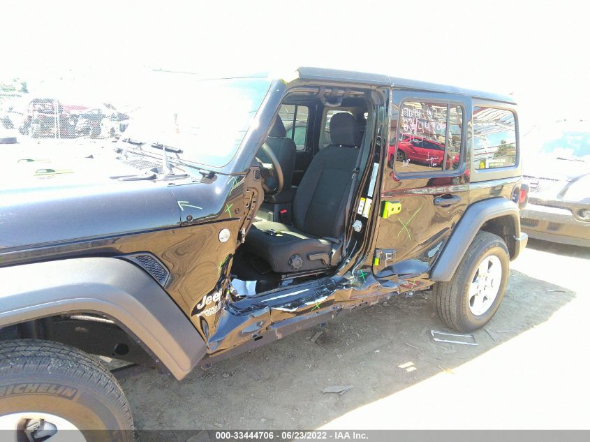 2018 JEEP WRANGLER UNLIMITED SPORT S 1C4HJXDN7JW145243
