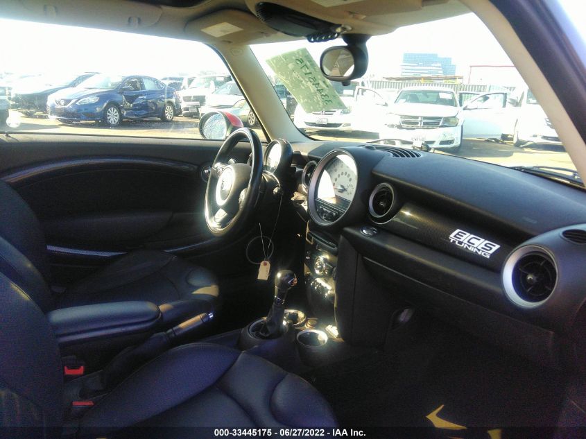2013 MINI COOPER HARDTOP S WMWSV3C54DT395286