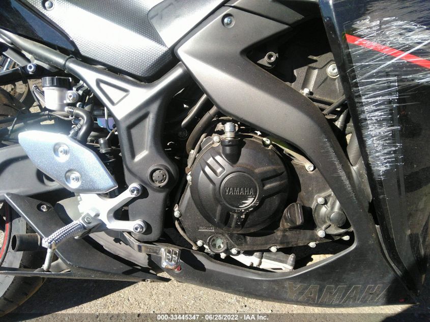 2018 YAMAHA YZFR3 A MH3RH15Y5JK003861