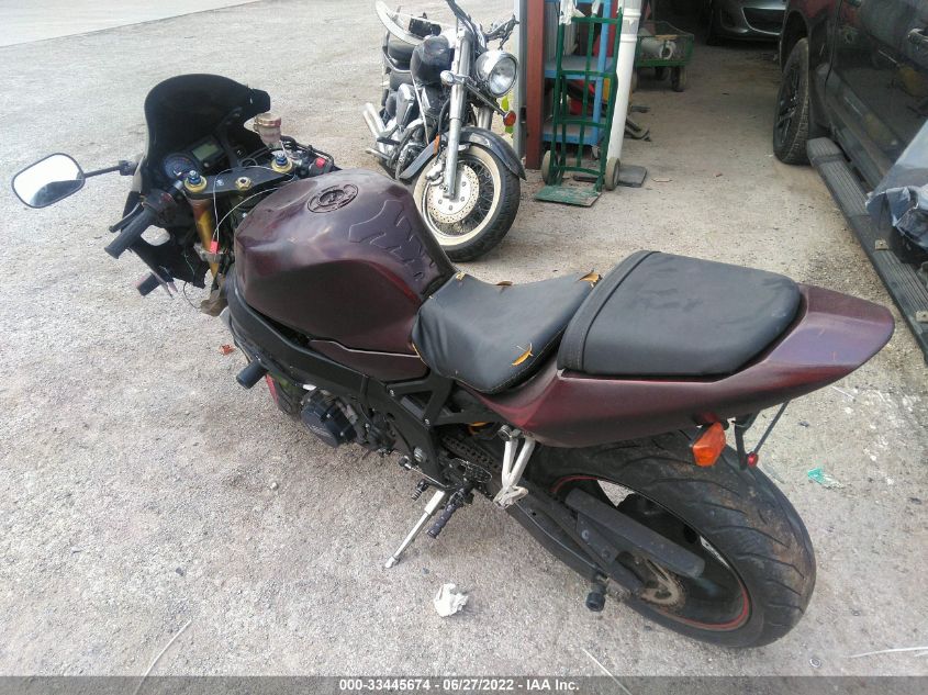 2004 SUZUKI GSX-R600 K JS1GN7CA142103302