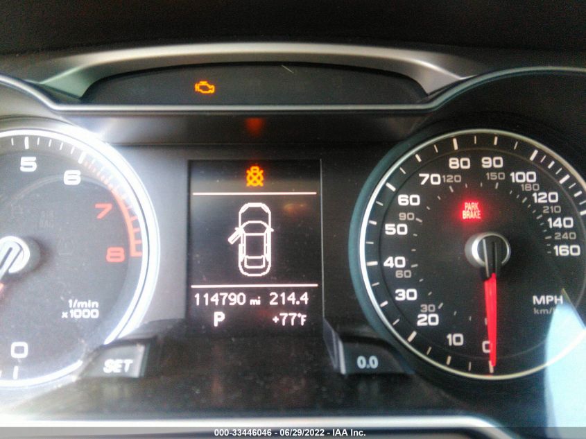 2013 AUDI A4 PREMIUM WAUBFAFL4DN043552