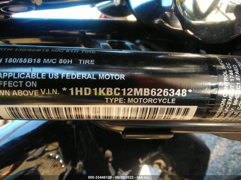 2021 HARLEY-DAVIDSON FLHX 1HD1KBC12MB626348