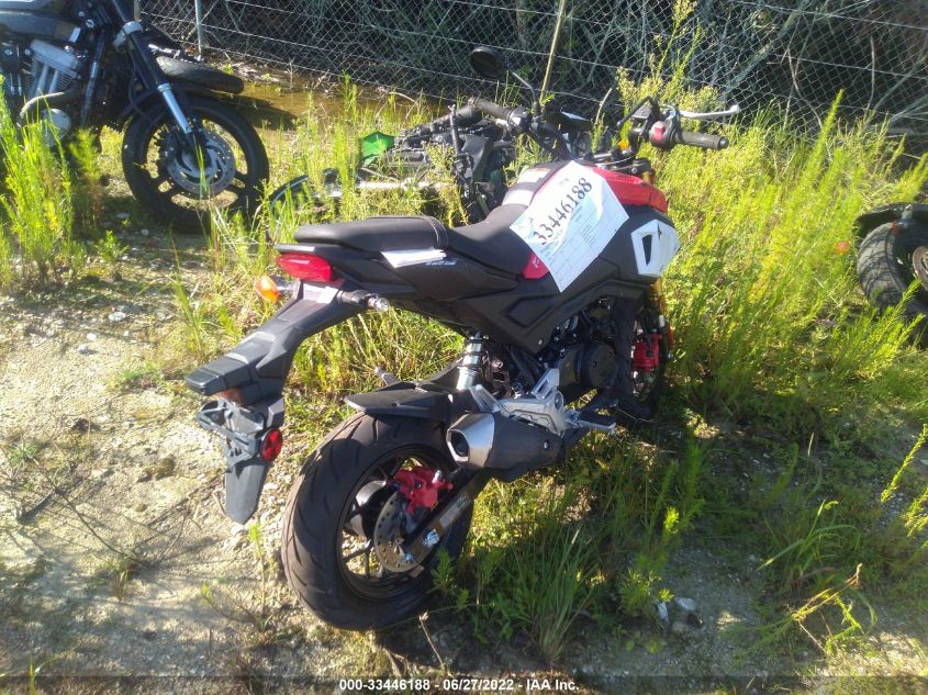 2020 HONDA GROM 125 MLHJC751XL5206601