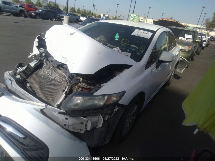 2013 HONDA CIVIC SDN LX 19XFB2F52DE226847