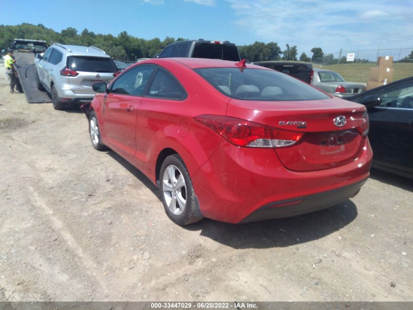 2013 HYUNDAI ELANTRA COUPE GS KMHDH6AE0DU019925