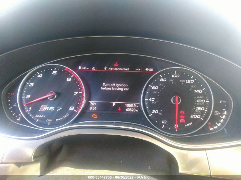 2017 AUDI RS 7 PRESTIGE WUAWAAFC6HN900319