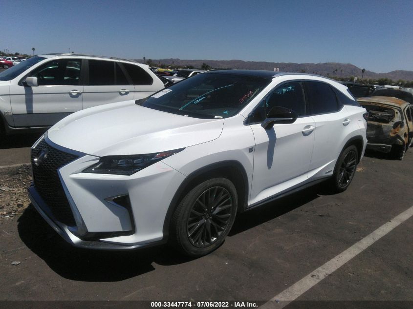 2017 LEXUS RX RX 450H F SPORT 2T2BGMCA2HC009554
