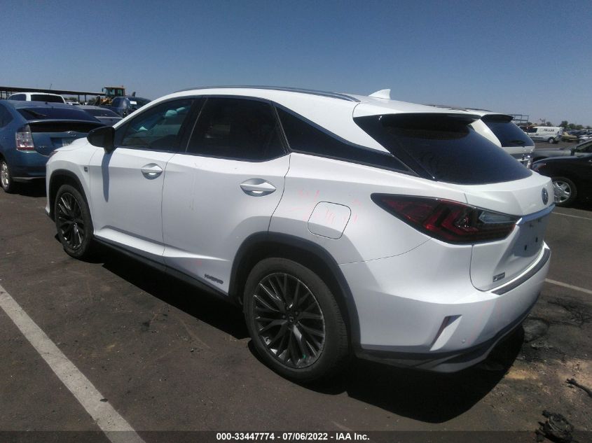 2017 LEXUS RX RX 450H F SPORT 2T2BGMCA2HC009554