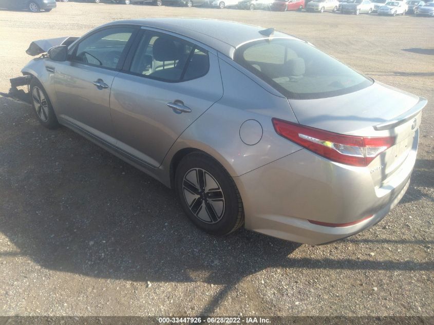 2013 KIA OPTIMA HYBRID LX KNAGM4ADXD5060448