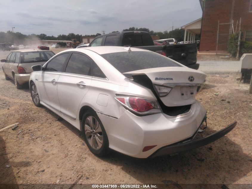 2013 HYUNDAI SONATA HYBRID LIMITED KMHEC4A40DA100147