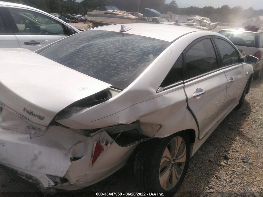 2013 HYUNDAI SONATA HYBRID LIMITED KMHEC4A40DA100147
