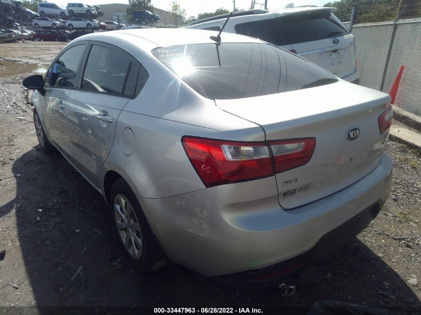 2014 KIA RIO LX KNADM4A31E6414511