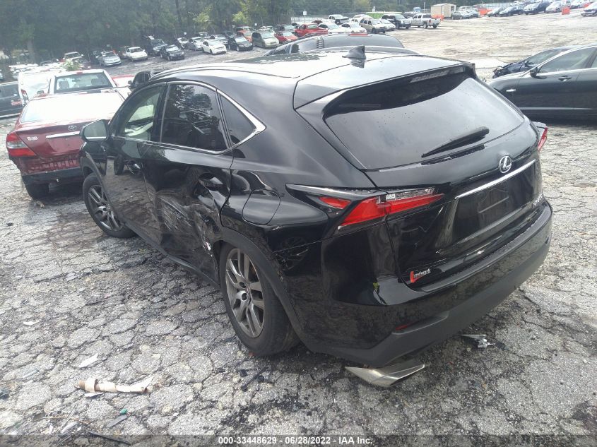 2016 LEXUS NX 200T JTJYARBZ0G2042681