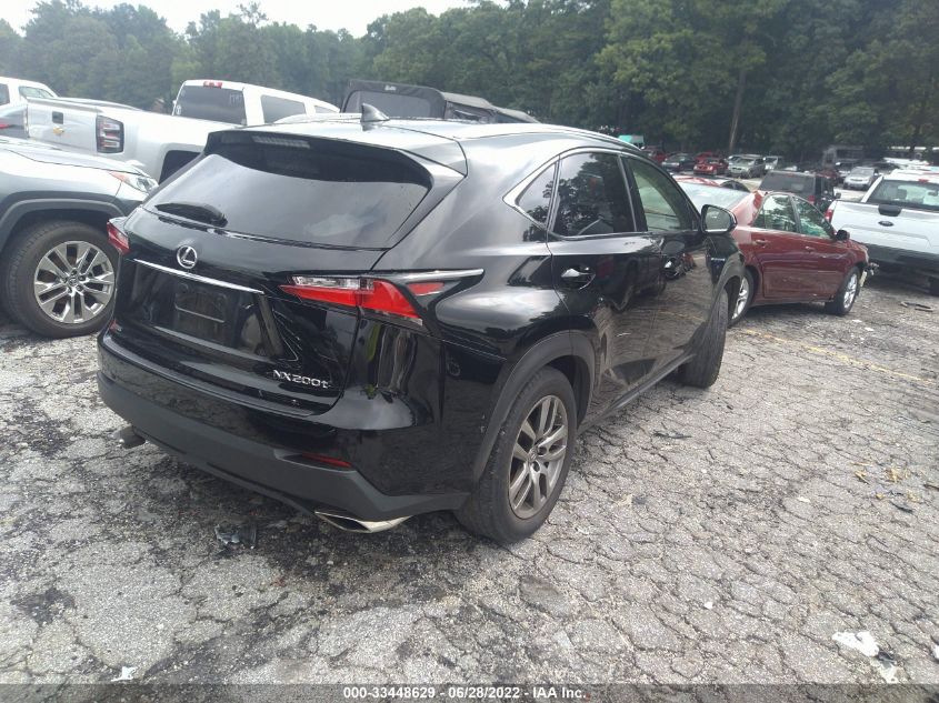 2016 LEXUS NX 200T JTJYARBZ0G2042681