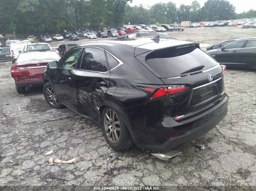 2016 LEXUS NX 200T JTJYARBZ0G2042681