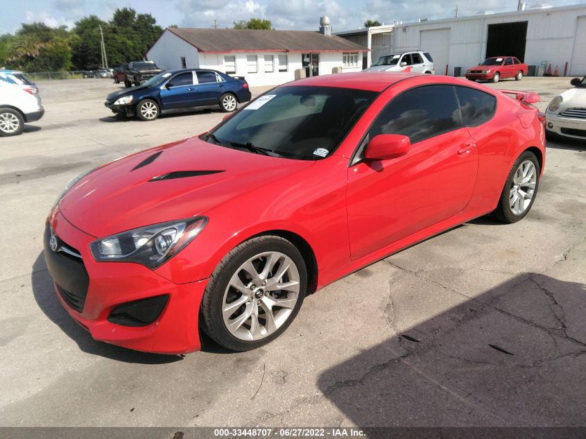2013 HYUNDAI GENESIS COUPE 2.0T KMHHT6KD8DU083006