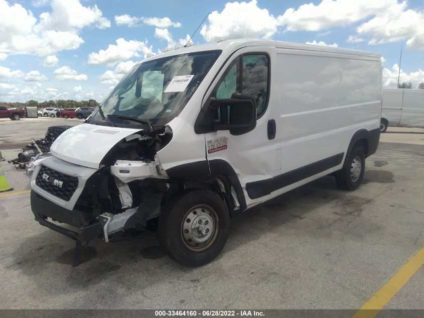 2021 RAM PROMASTER CARGO VAN 3C6LRVAG9ME560325