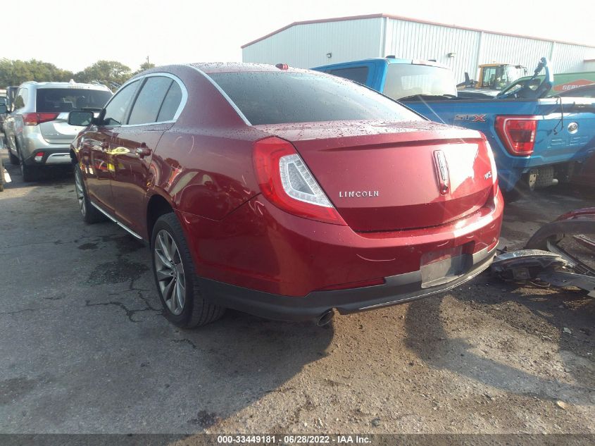 2014 LINCOLN MKS 1LNHL9DK2EG600393