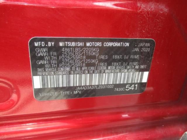2020 MITSUBISHI OUTLANDER SE/SEL/LE JA4AD3A37LZ031002