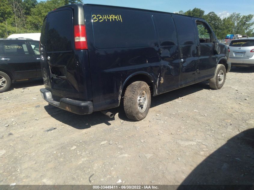 2015 CHEVROLET EXPRESS CARGO VAN 1GCWGFCFXF1145073