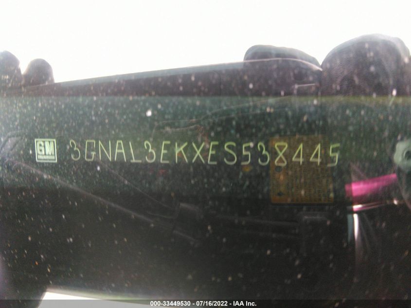 2014 CHEVROLET CAPTIVA SPORT FLEET LT 3GNAL3EKXES538445