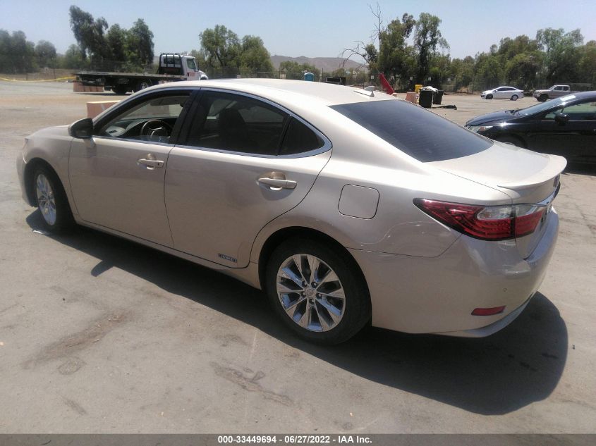 2014 LEXUS ES 300H HYBRID JTHBW1GG7E2047648