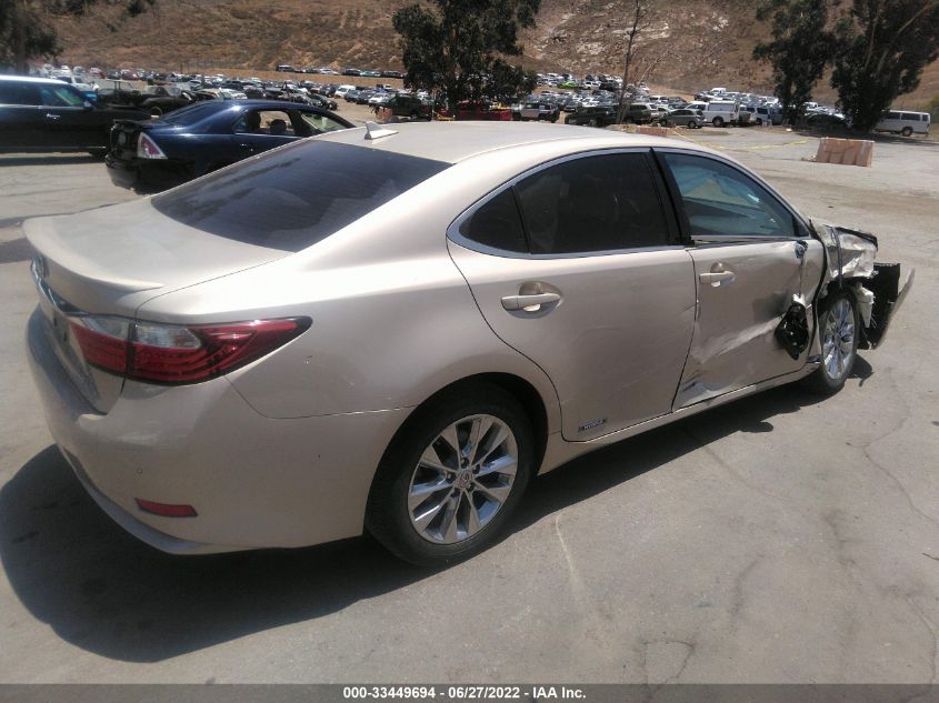2014 LEXUS ES 300H HYBRID JTHBW1GG7E2047648