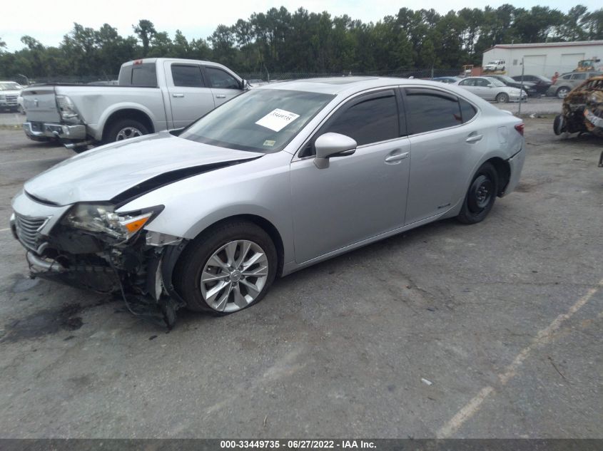 2013 LEXUS ES 300H HYBRID JTHBW1GG0D2008527