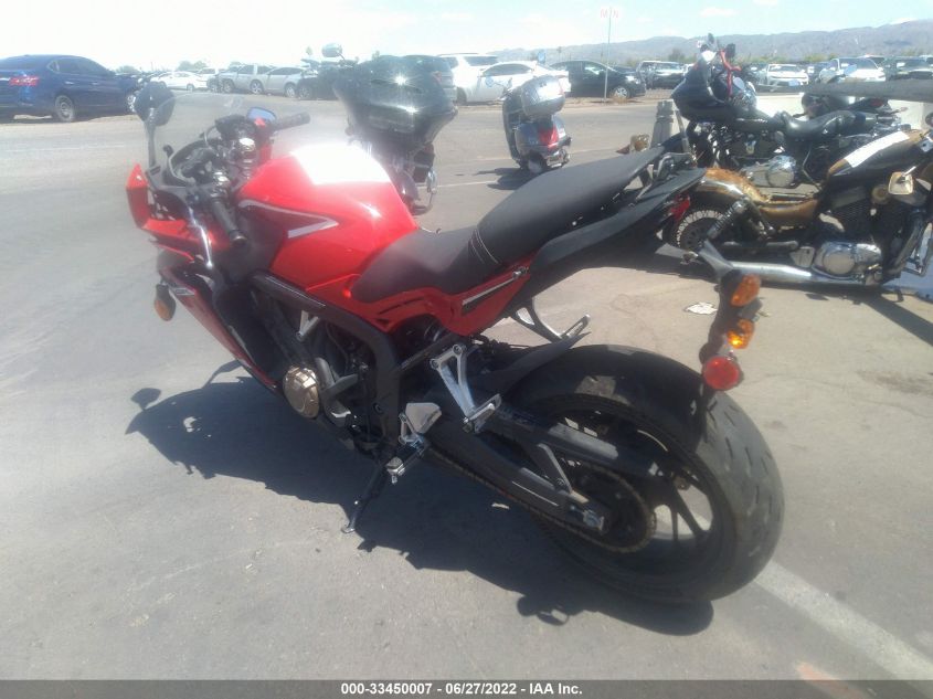 2018 HONDA CBR650 FA MLHRC7456J5400174