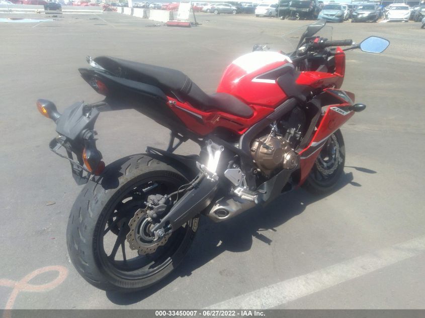 2018 HONDA CBR650 FA MLHRC7456J5400174