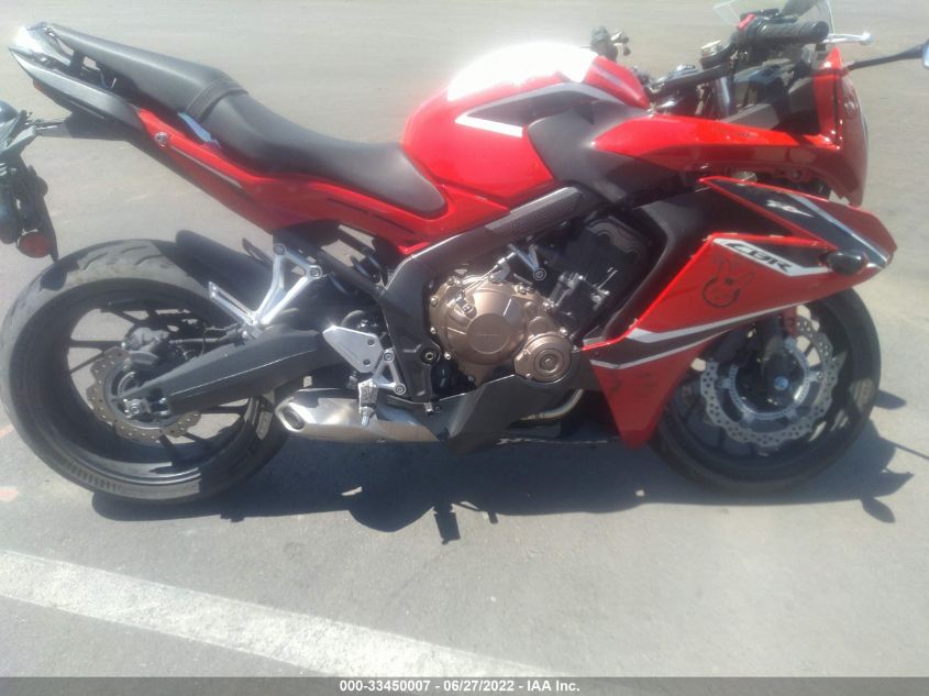2018 HONDA CBR650 FA MLHRC7456J5400174