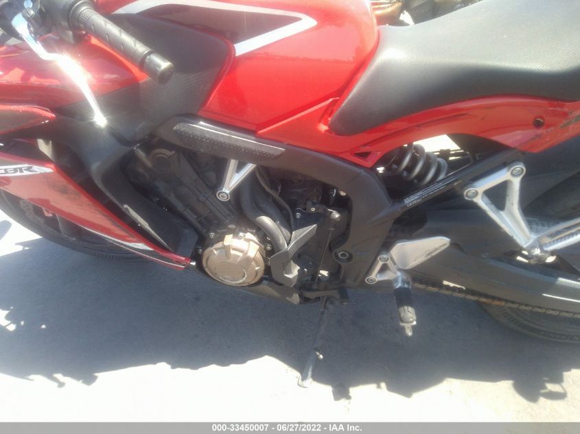 2018 HONDA CBR650 FA MLHRC7456J5400174