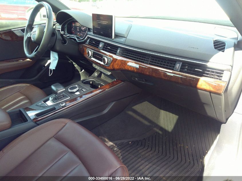 2019 AUDI A4 PREMIUM PLUS WAUENAF43KN015599