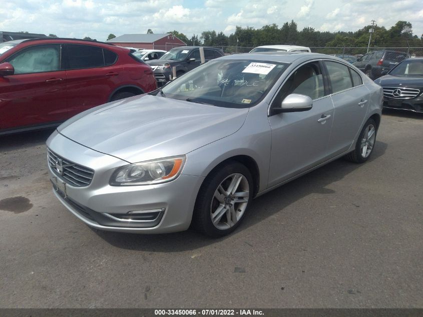 2014 VOLVO S60 T5 YV1612FS8E2282762